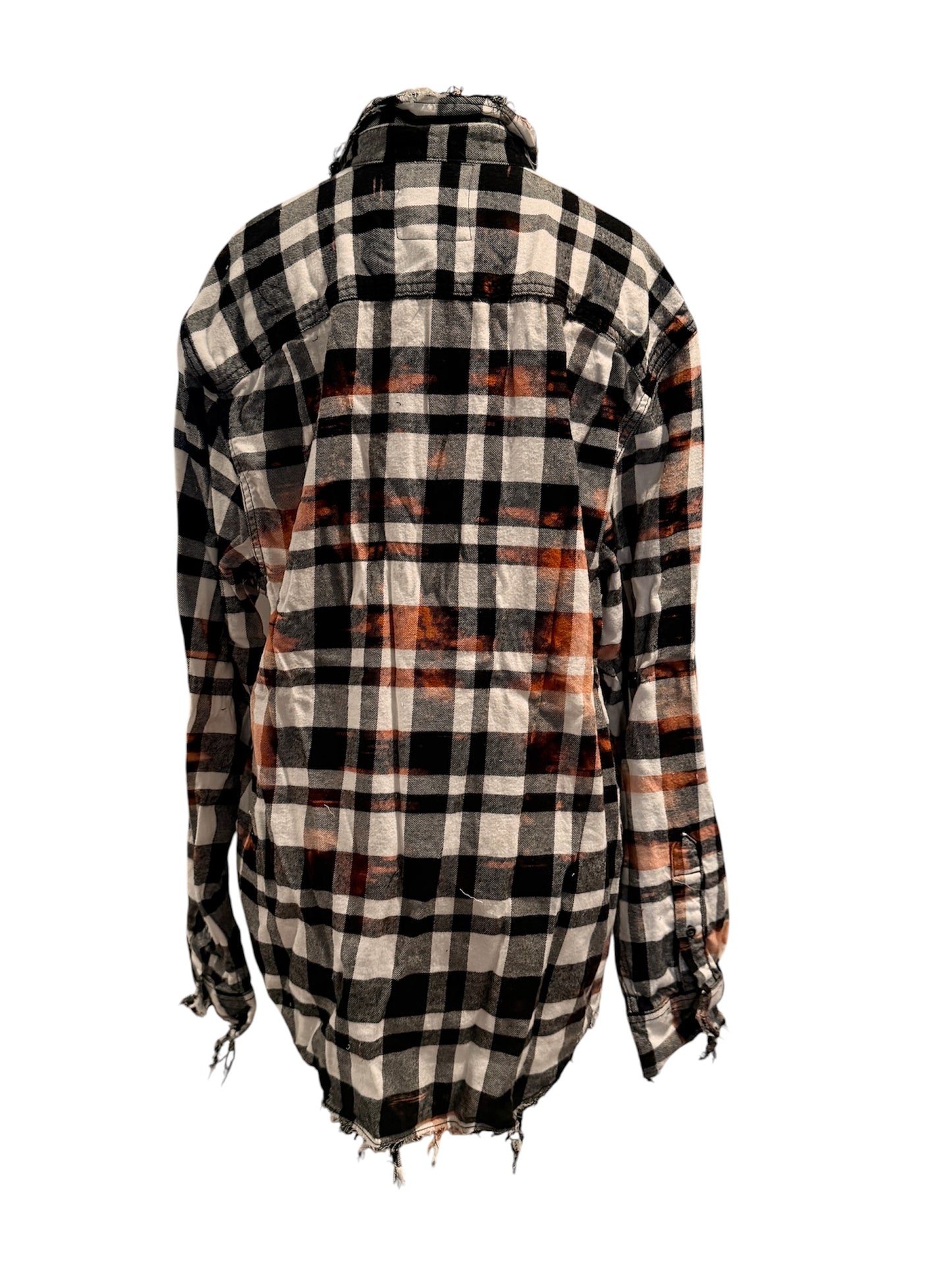 Grommet Plain Distressed Flannel