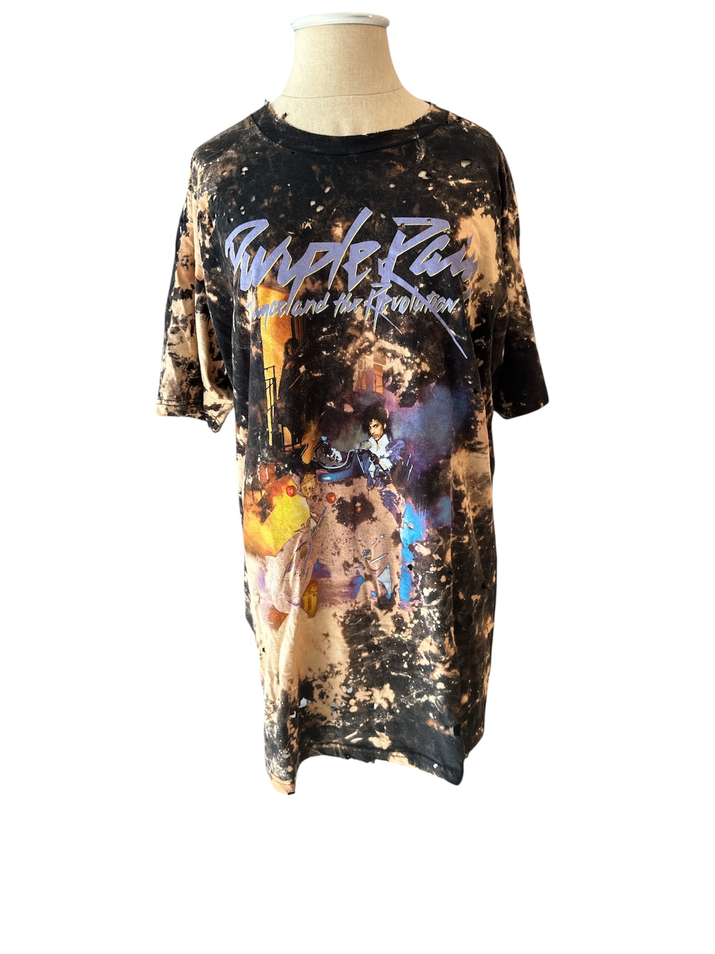 Prince distressed tee
