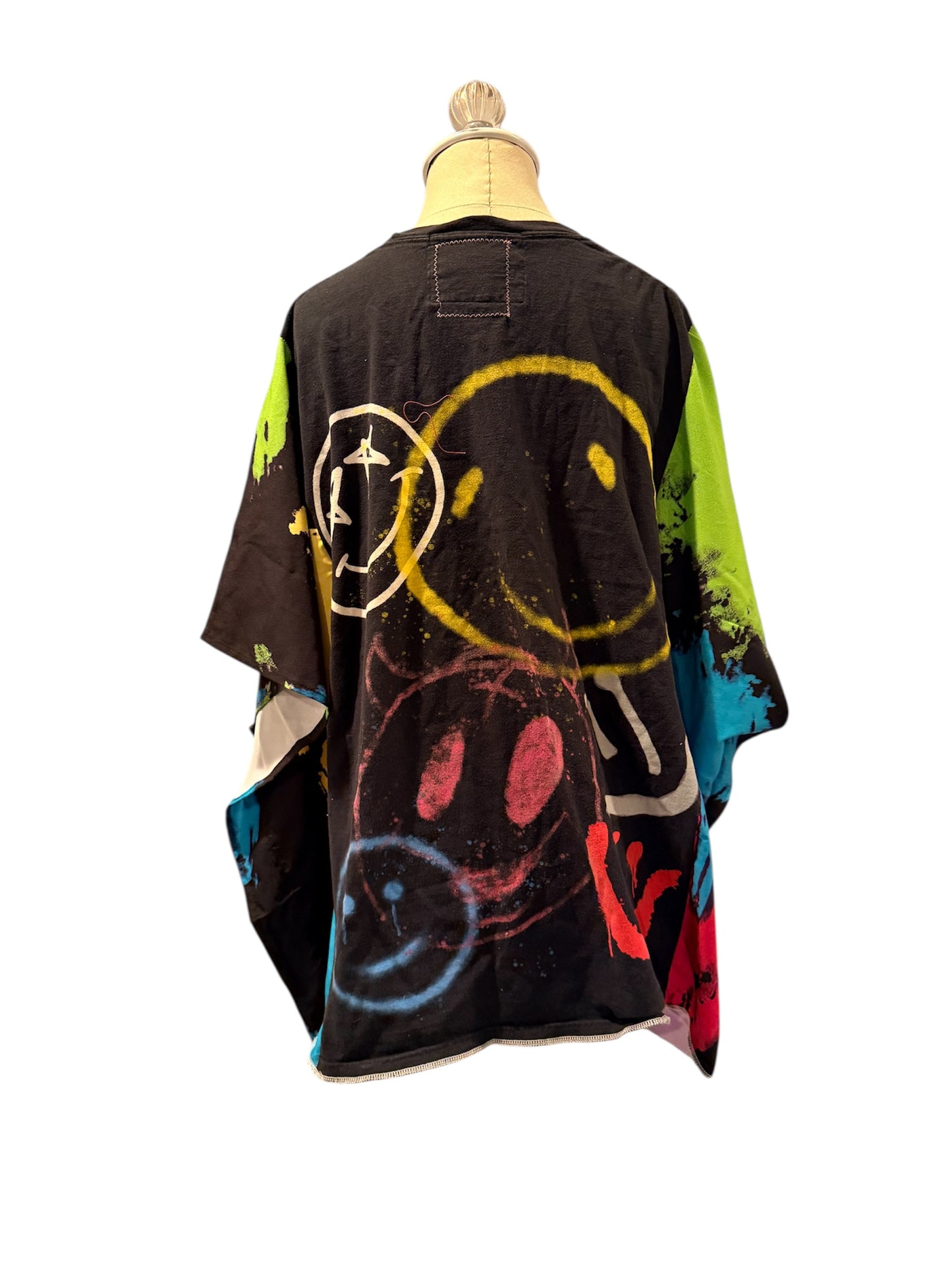 Happy Face Kimono Sleeve