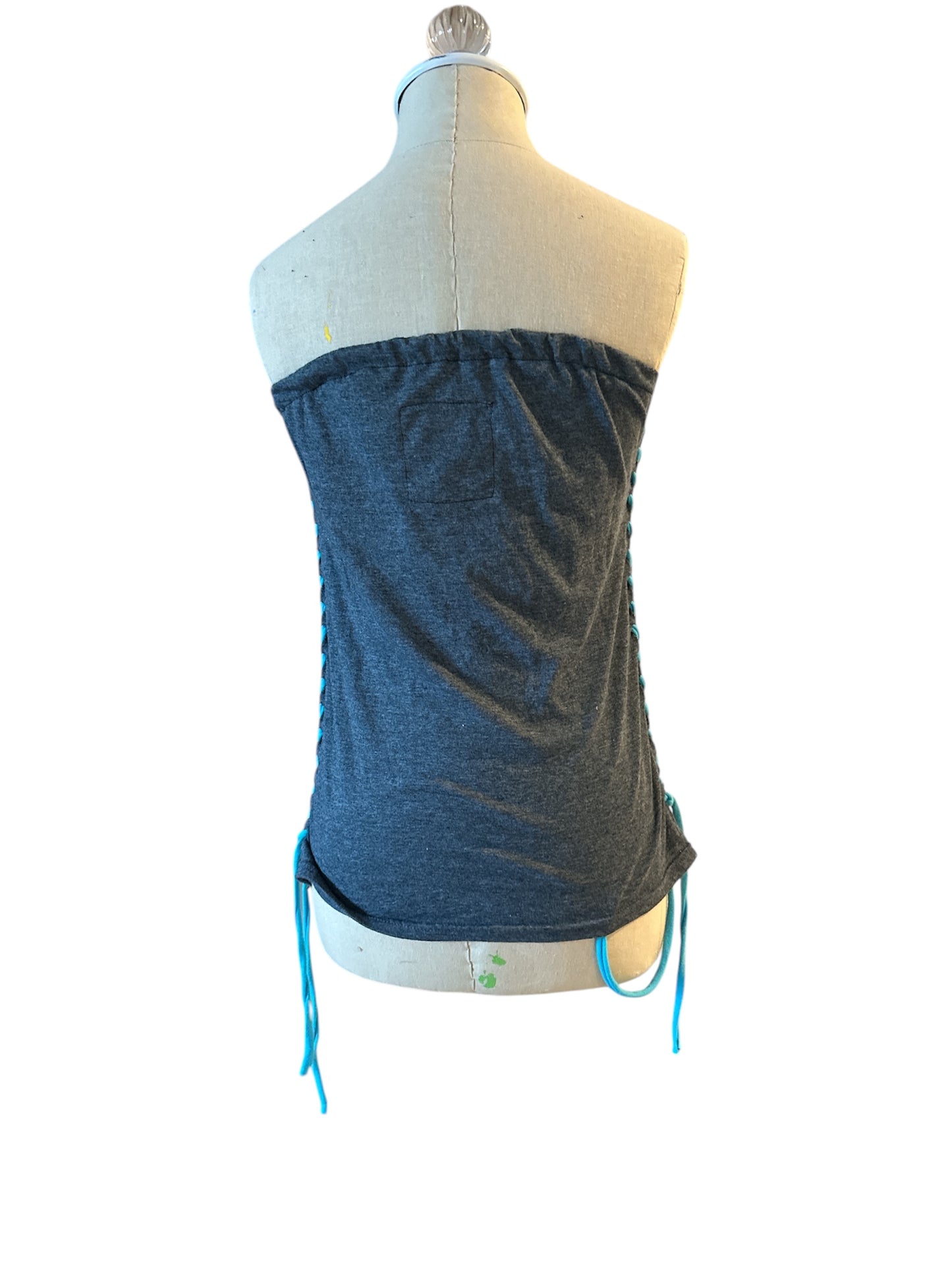 The Who tube top with side lacing