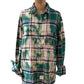 Grommet Plain Distressed Flannel