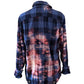 Grommet Plain Distressed Flannel