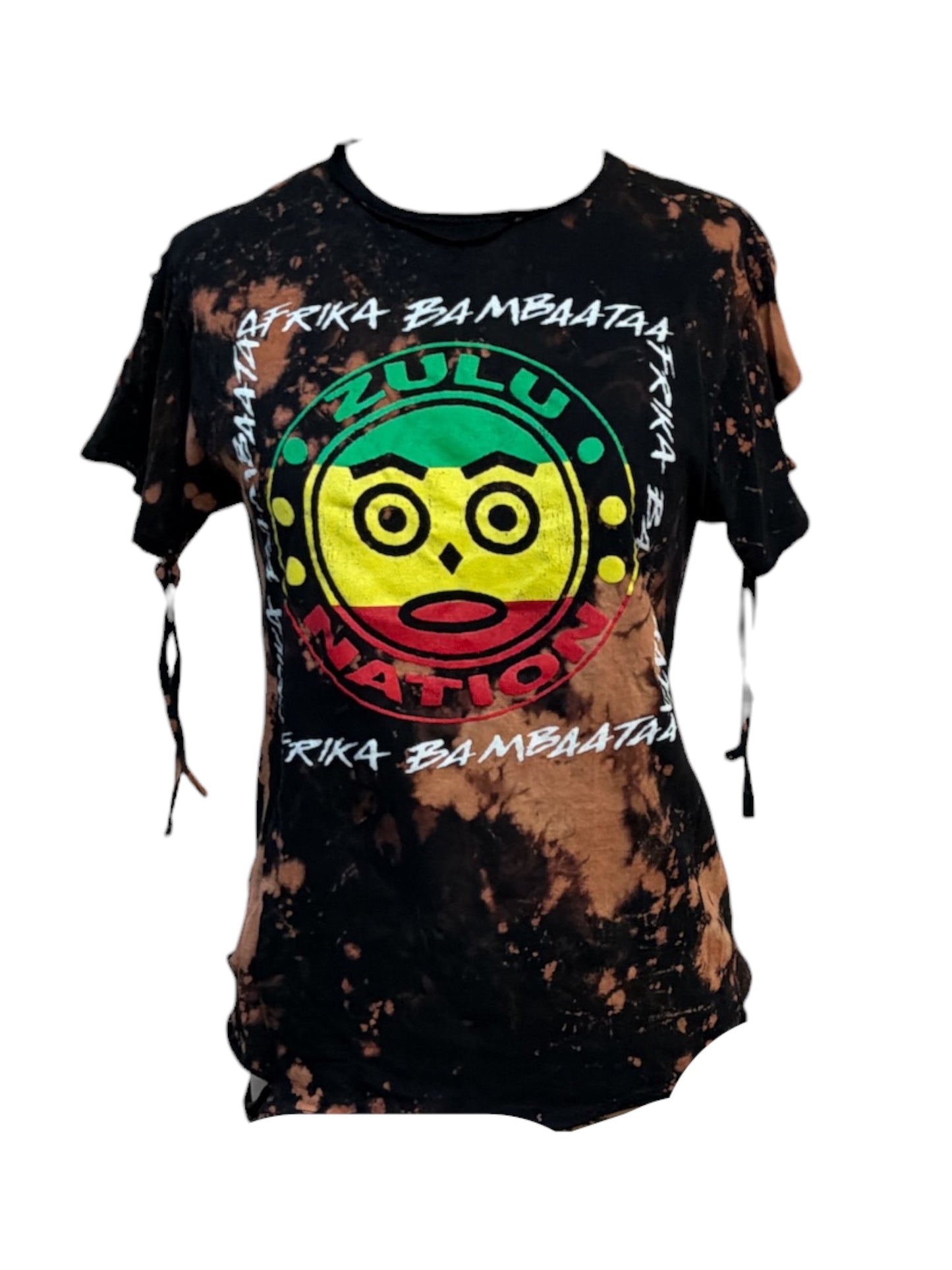 Afrika Bambaataa Distressed Tee Shirt