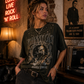 Johnny Cash embellished tee