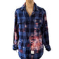 Grommet Plain Distressed Flannel