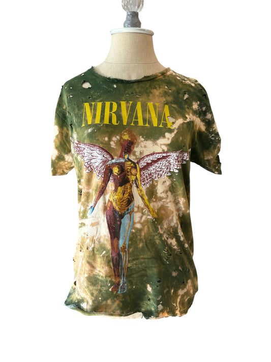 Nirvana distressed tee