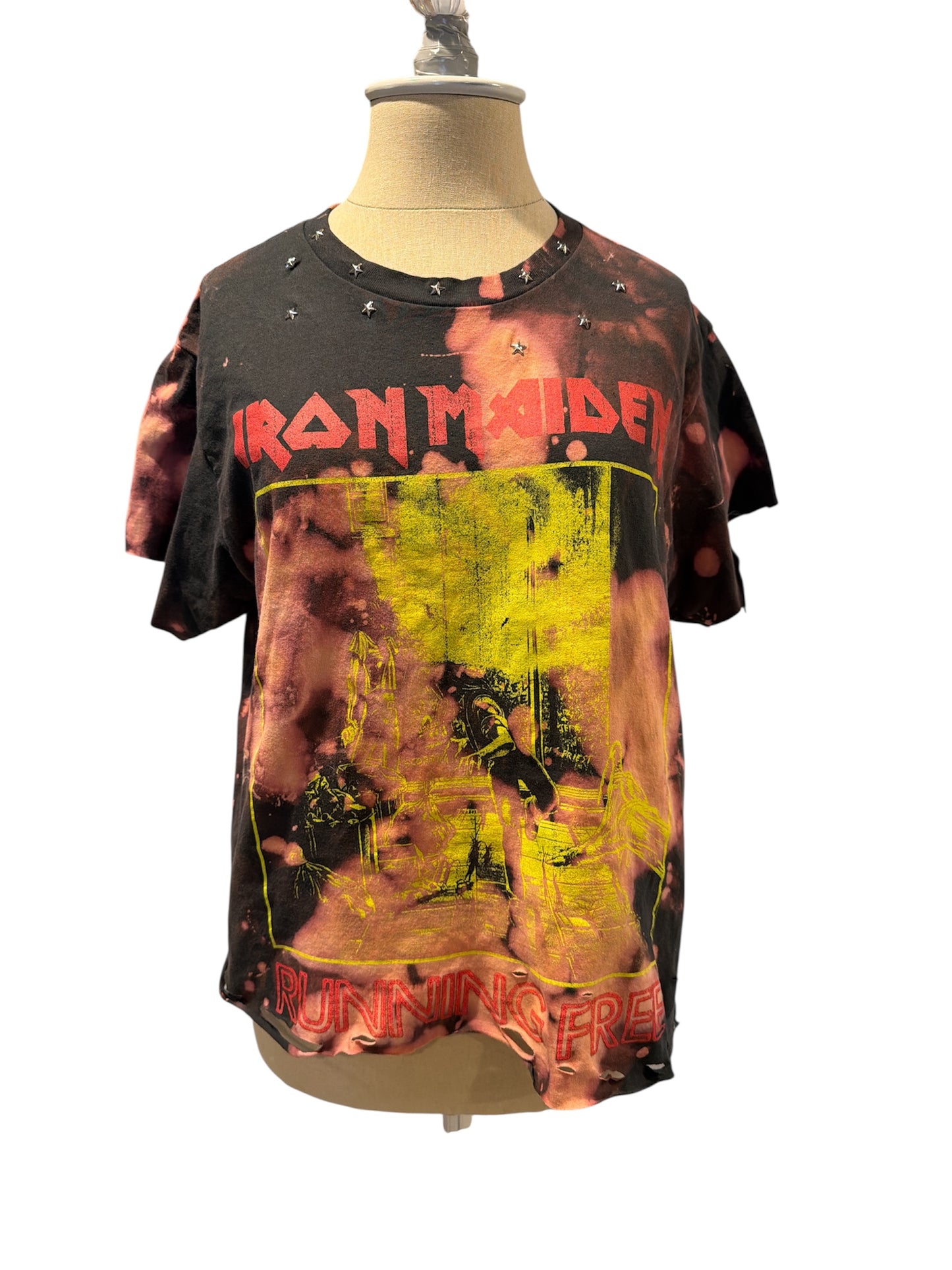 Iron Maiden distressed with stars